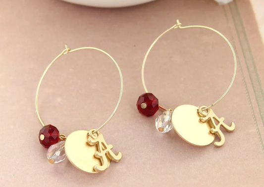 ALABAMA MATTE GOLD EARRINGS