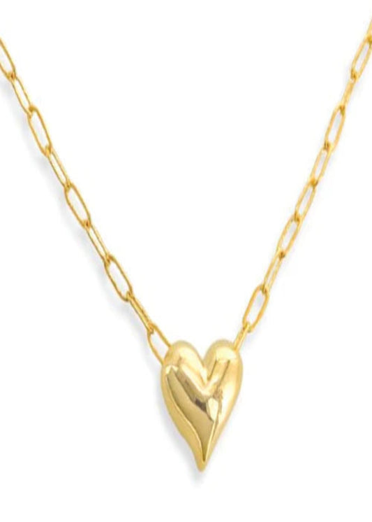 Dainty Heart Chain - YELLOW