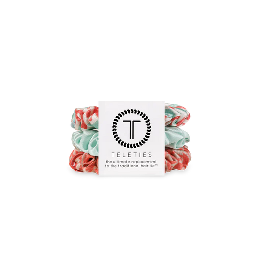 Calming Coral Silk Scrunchies