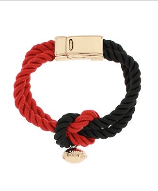 GAMEDAY BRACELET - RED/BLACK