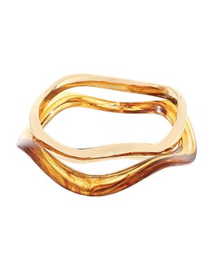 BRACELET SET - TORTOISE/GOLD