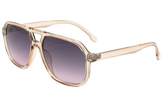 SUNGLASSES - CLEAR GOLD