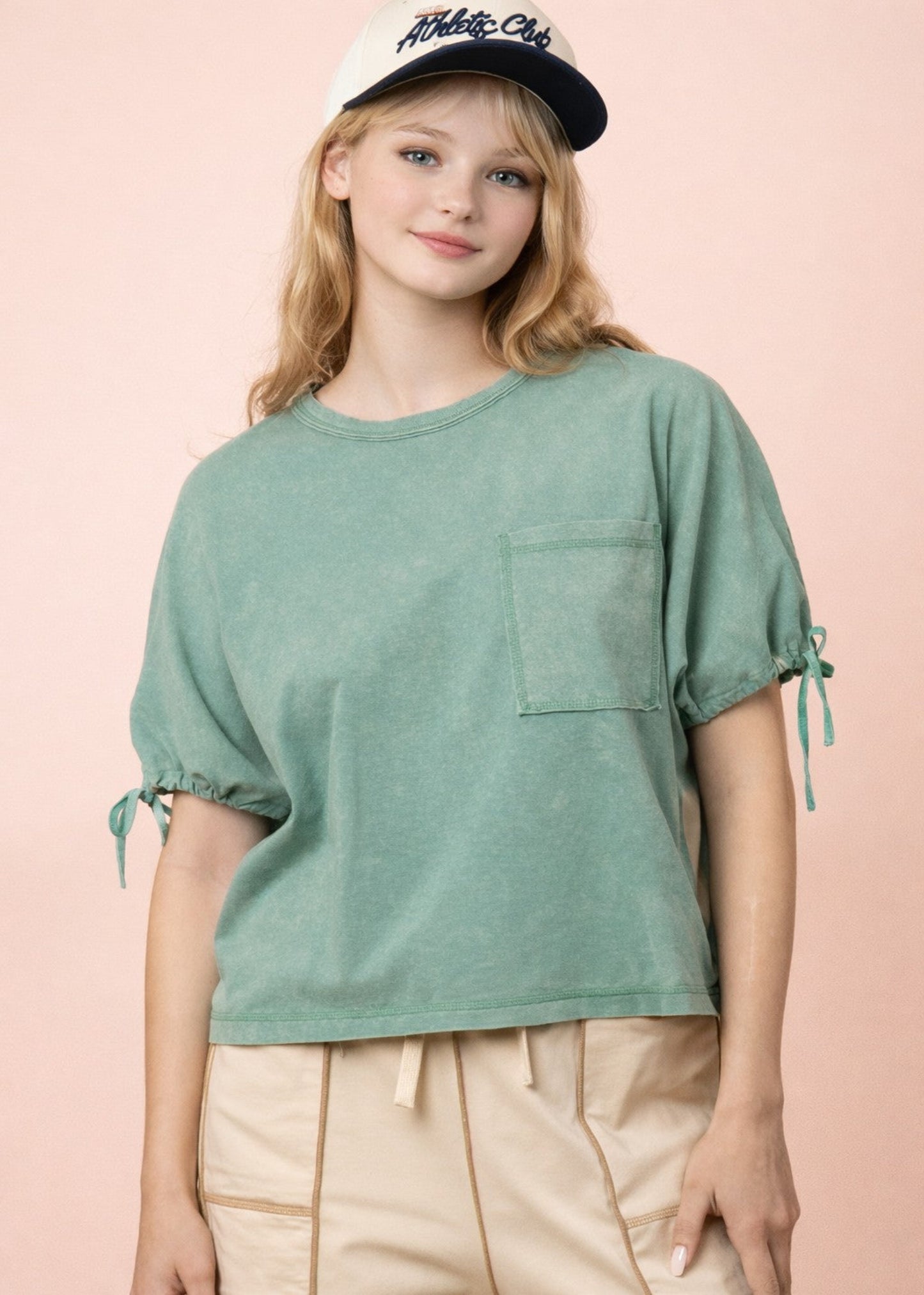 ASHLEIGH TOP - GREEN