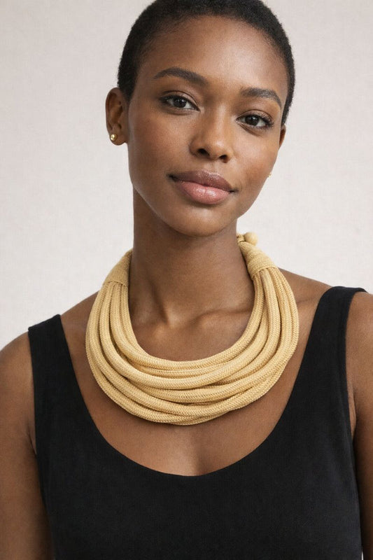 TAN ROPE NECKLACE
