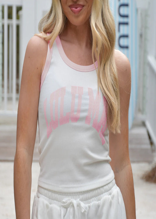 LULU MAC TANK TOP - LIGHT PINK