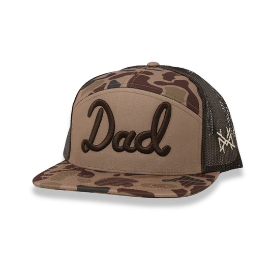 DAD 7 PANEL CAMO HAT