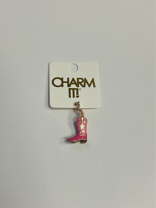 GOLD COWBOY BOOT CHARM