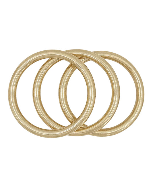 BANGLE BRACELETS VINTAGE GOLD