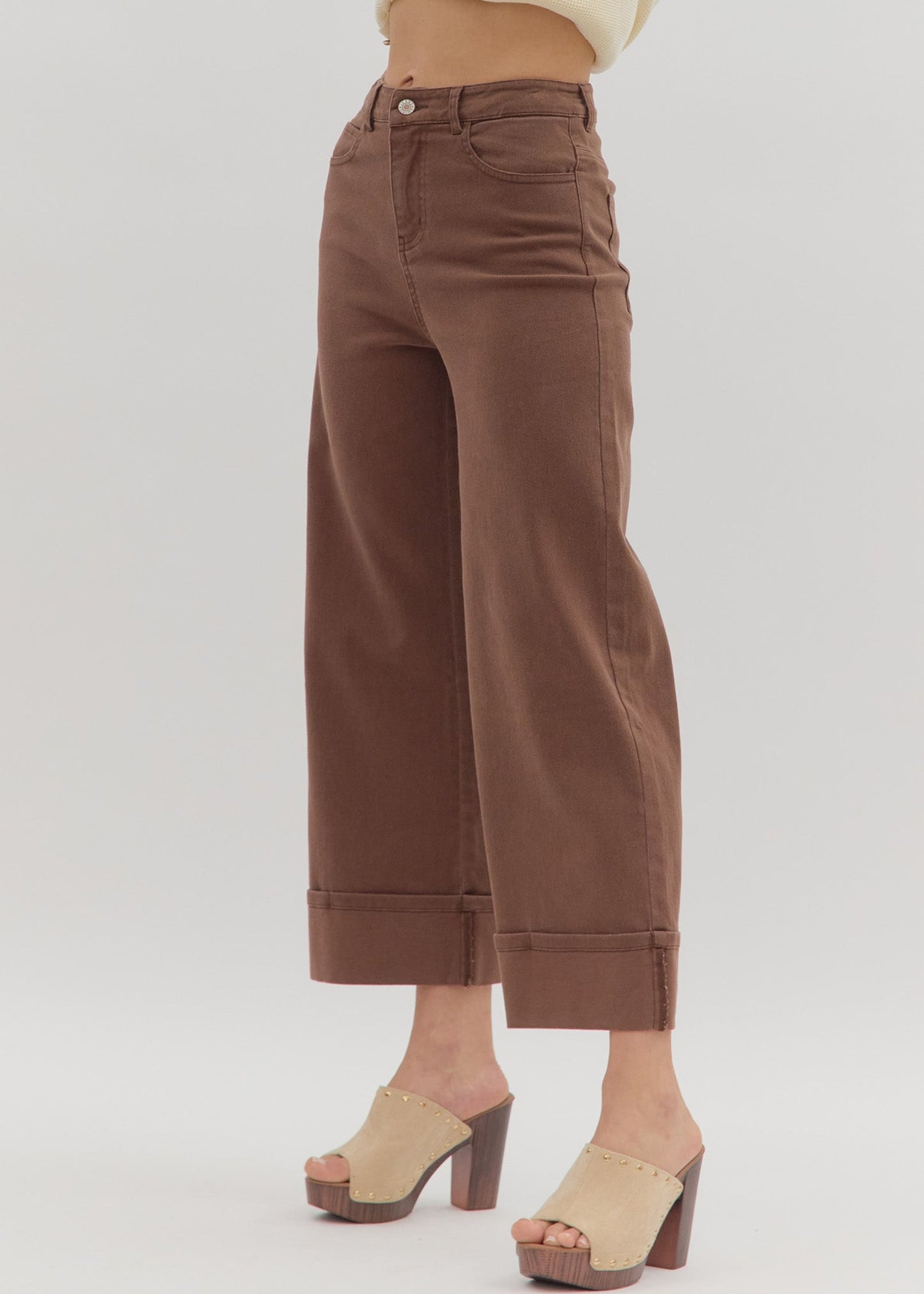 MALLORY JEANS - BROWN