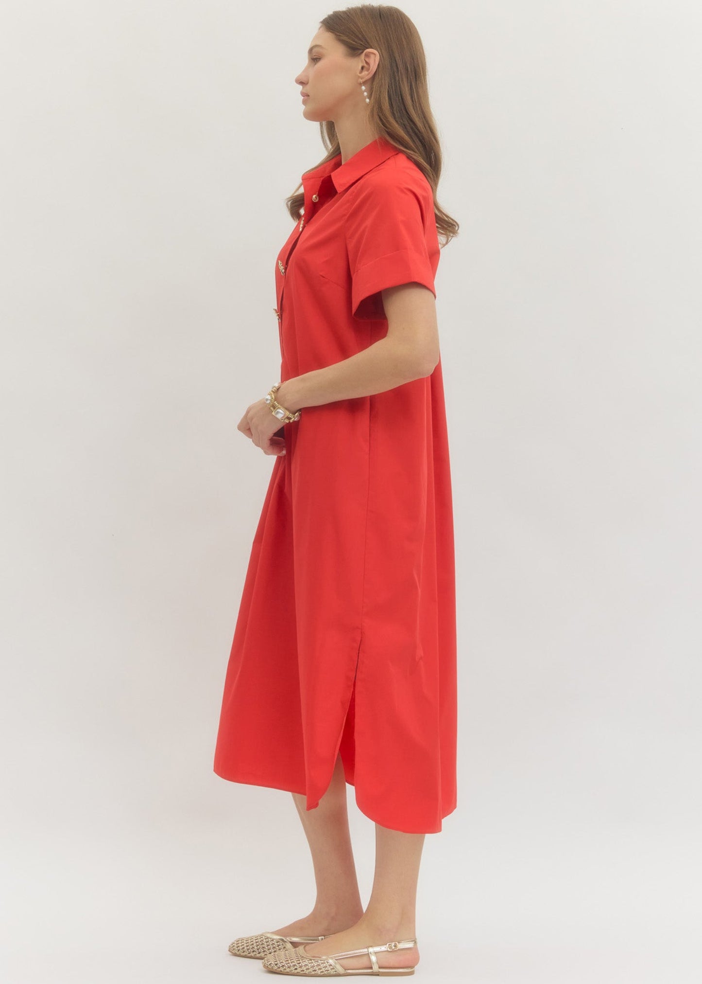 EMILY DRESS - RED