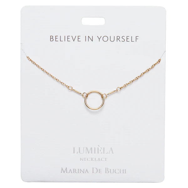 LUMIELA NECKLACE- CIRCLE SHAPE