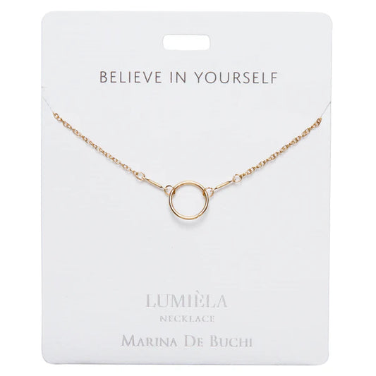LUMIELA NECKLACE- CIRCLE SHAPE