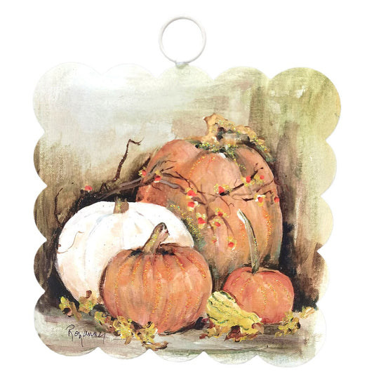 MINI ROZIE'S SCALLOP FALL PUMPKIN