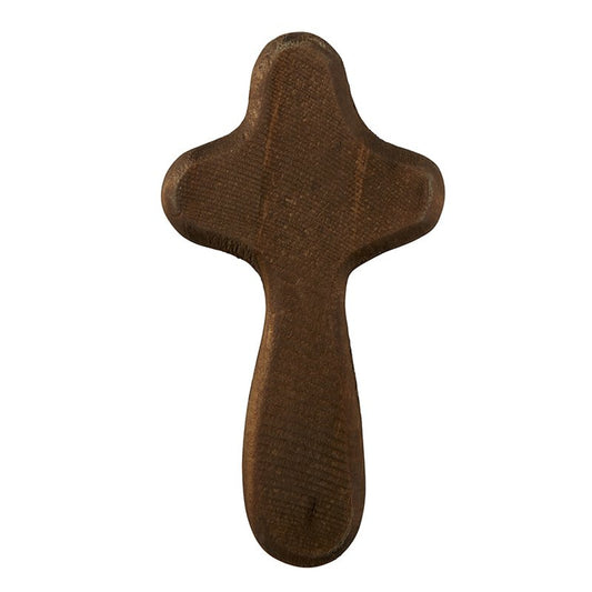 Hand Held Cross- Dark Wood
