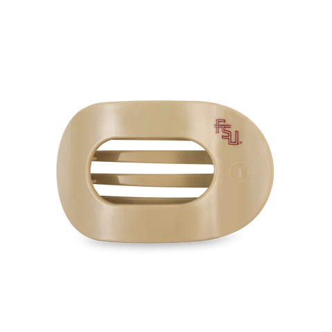 TELETIES Flat Round Hair Clip for Women - Durable Plastic Hair Accessory