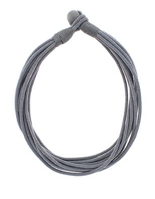 GRAY ROPE NECKLACE