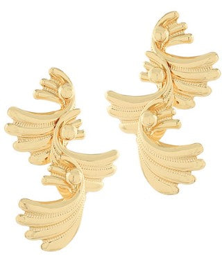 GOLD TEXTURE EARRINGS