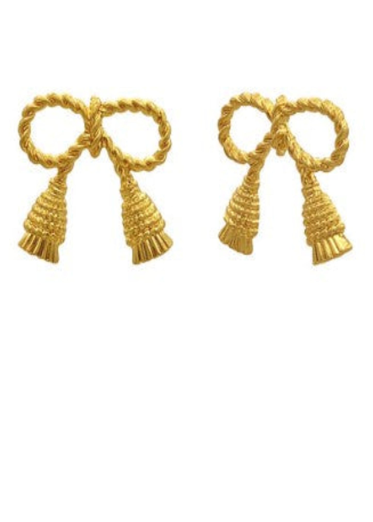 BOW EARRING - GOLD
