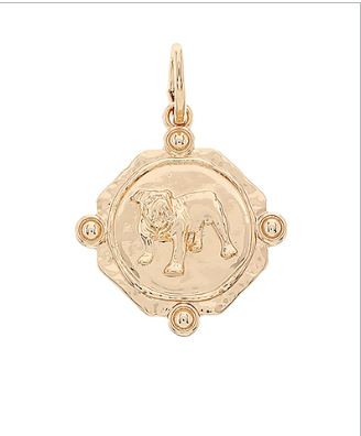 GOLD BULLDOG CHARM