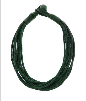 TEAL ROPE NECKLACE