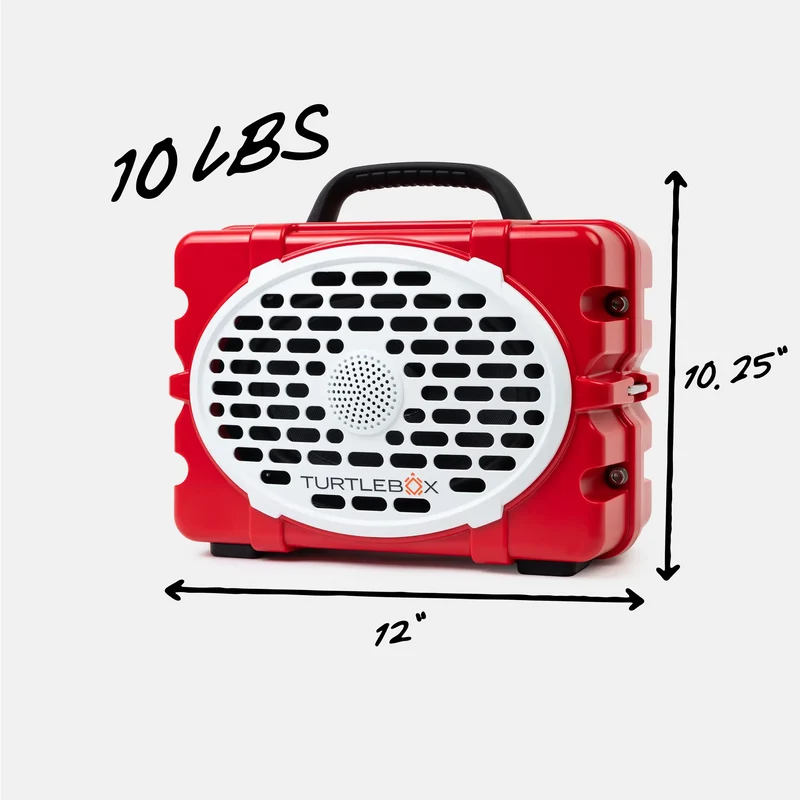 TURTLEBOX ORIGINAL GEN 3- GAME DAY: RED & WHITE