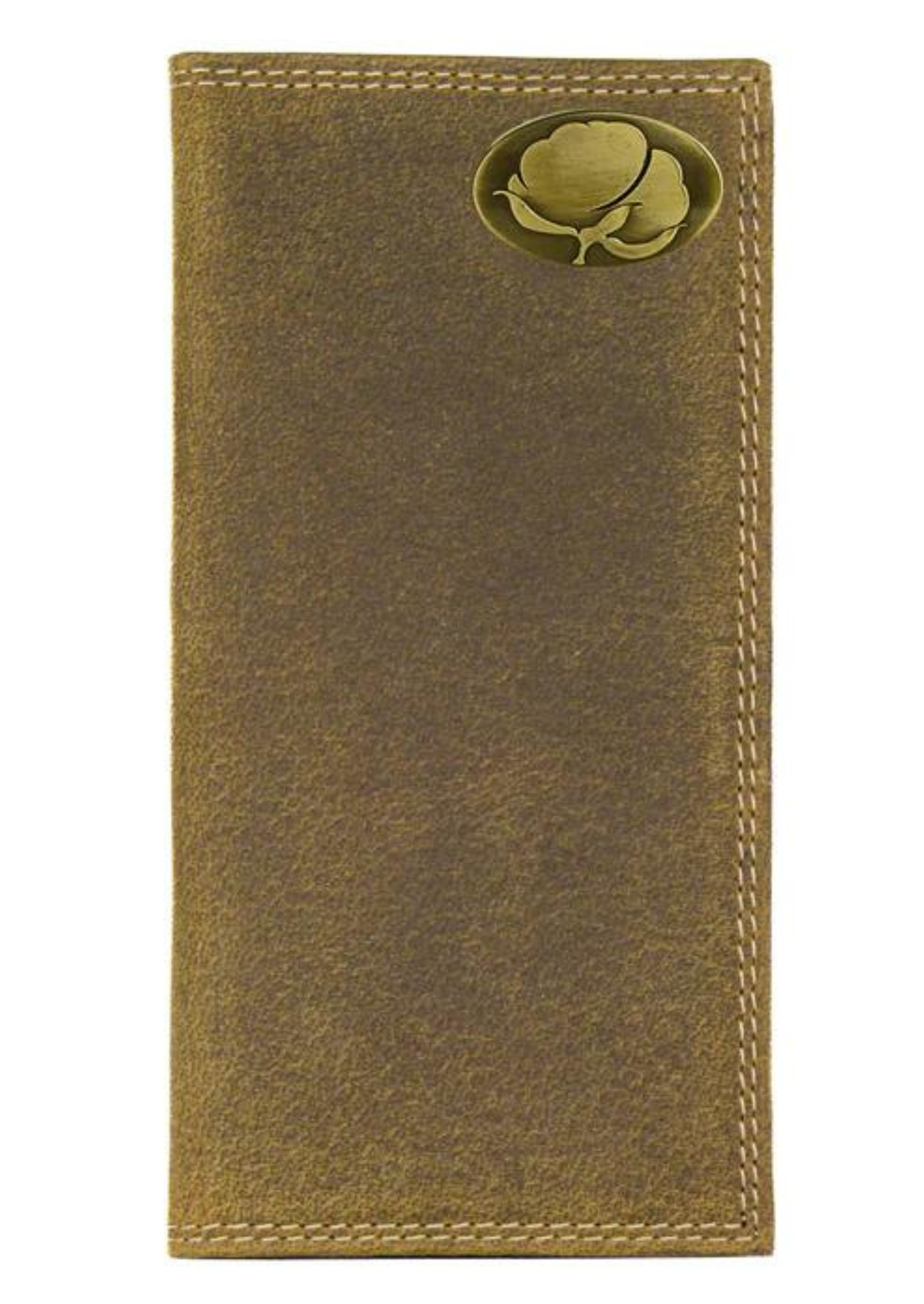 VINTAGE TAN SECRETARY WALLET-COTTON