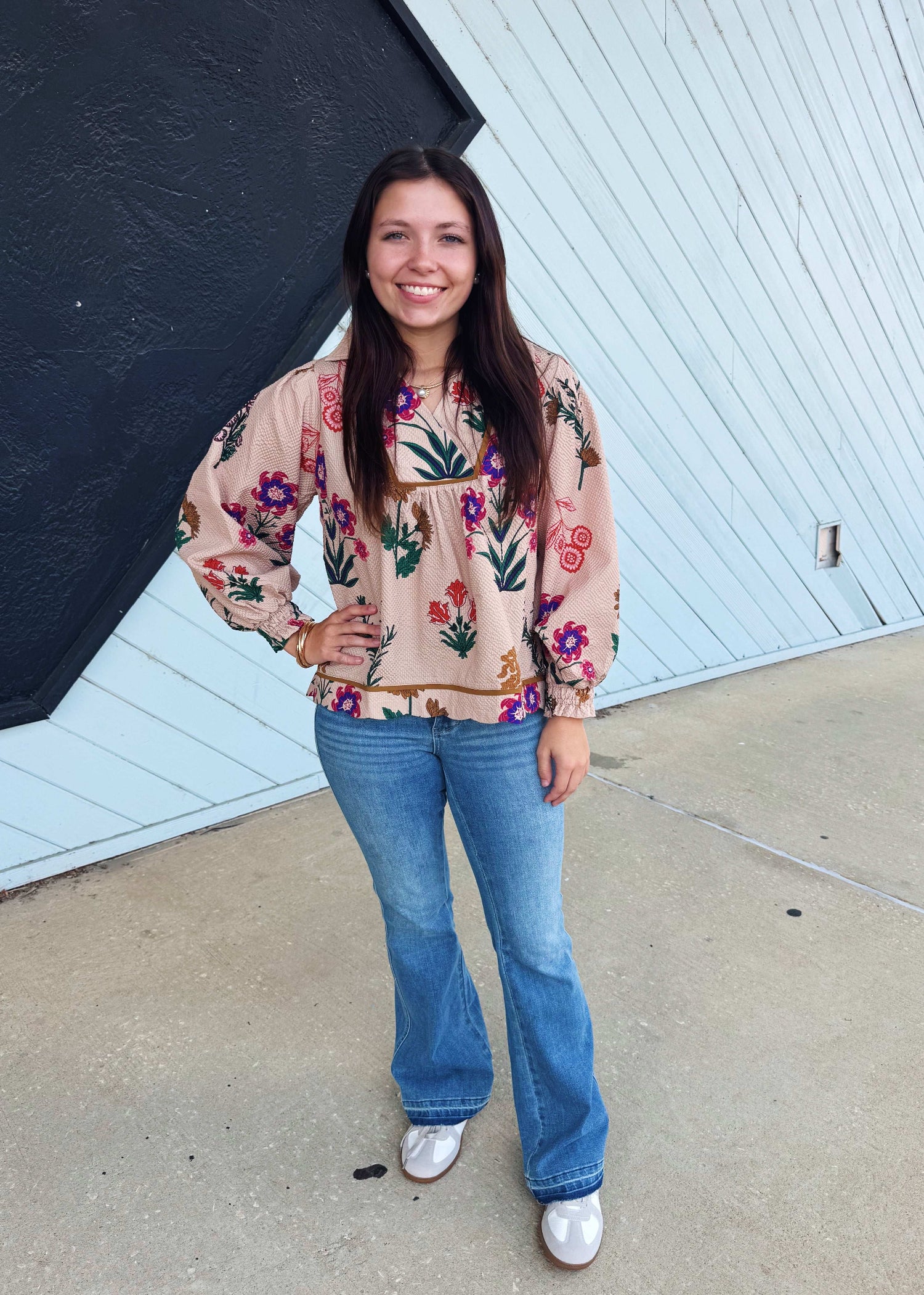 SLIM BOOTCUT TUMMY CONTROL RELEASE HEM JEANS