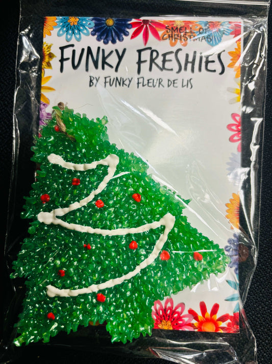 HAND PAINTED CHRISTMAS TREE FRESHIE