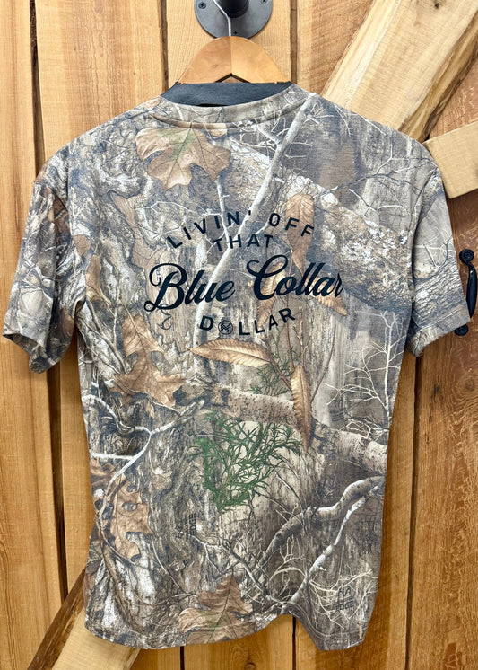 BLUE COLLAR $ TSHIRT- CAMO