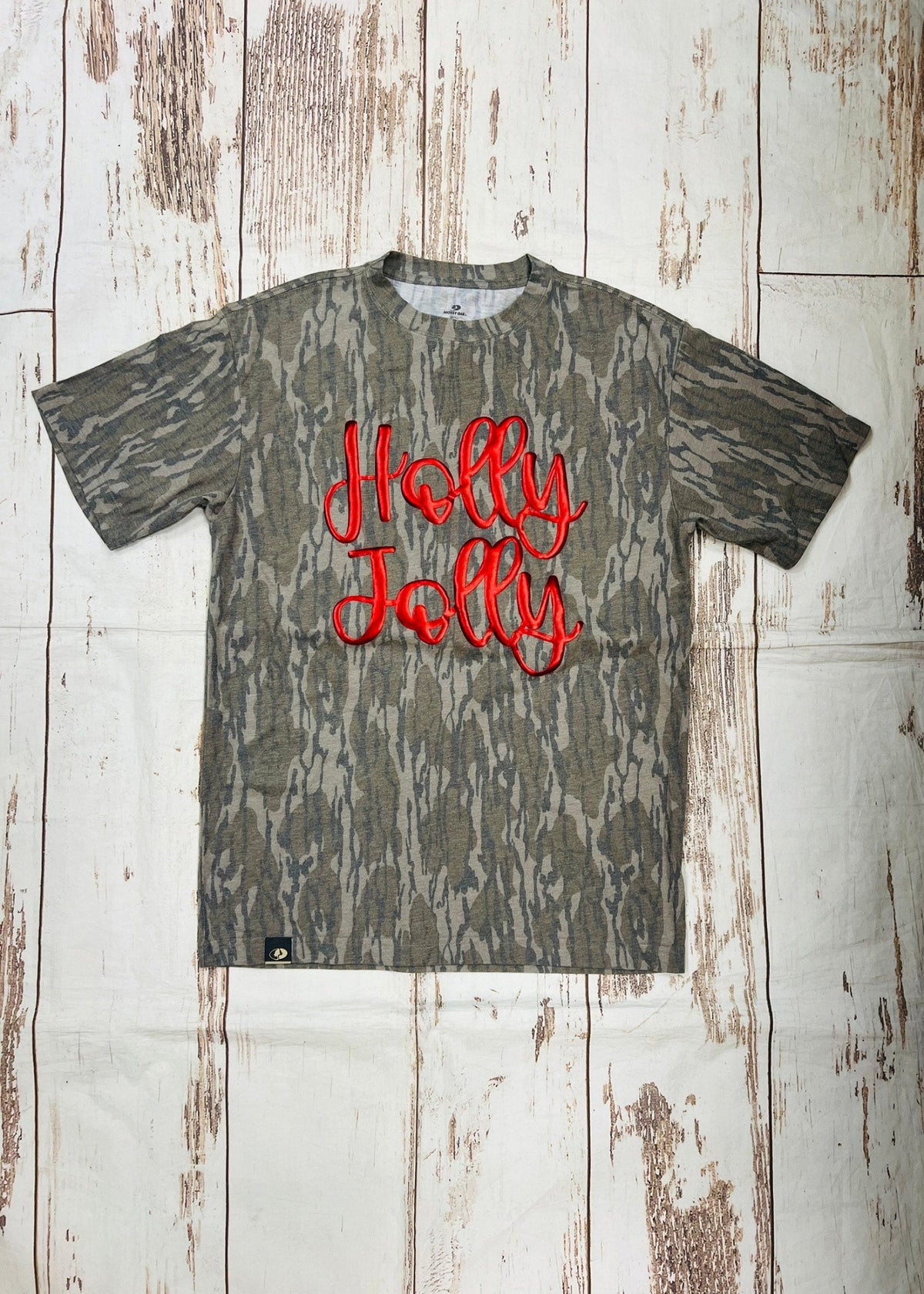 CAMO HOLLY JOLLY TSHIRT