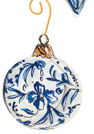 CHINOISERIE ORNAMENTS - FLOWER ROUND