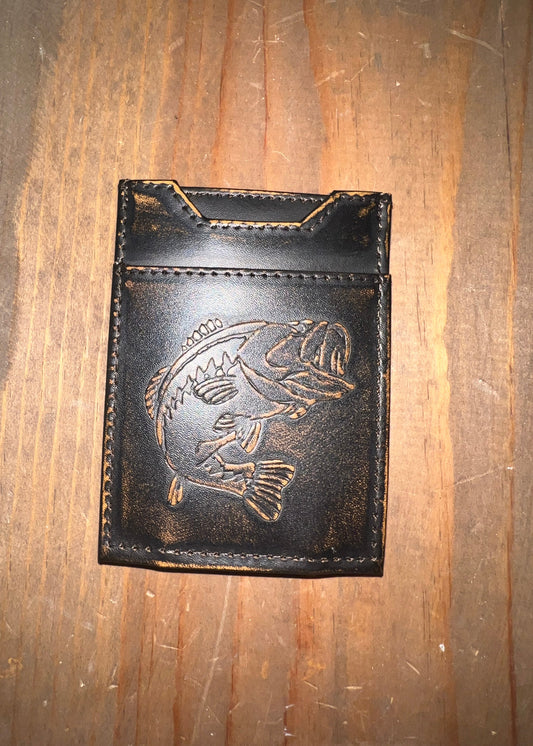 ANTIQUE BRN FRONT POCKET WALLET-BASS