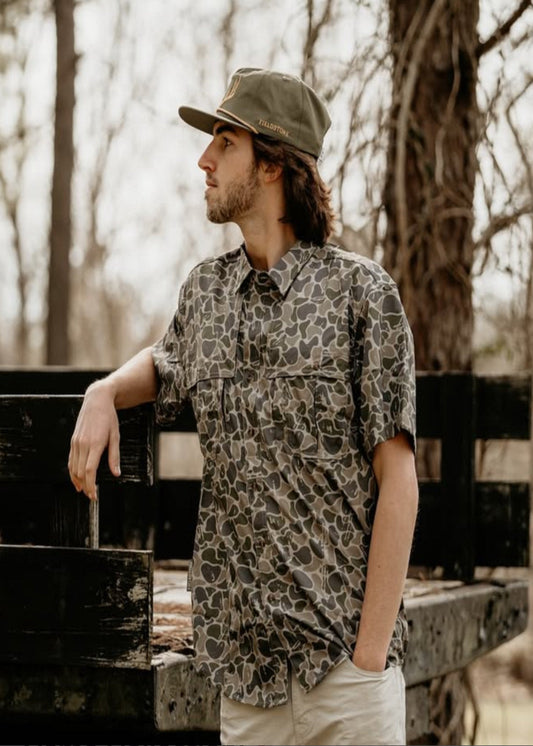 ROOST CAMO BUTTON DOWN-CAMO