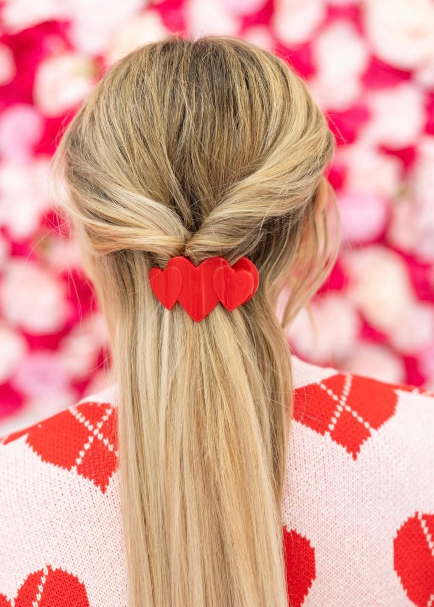 RED HEART TO HEART - FLAT CLIP