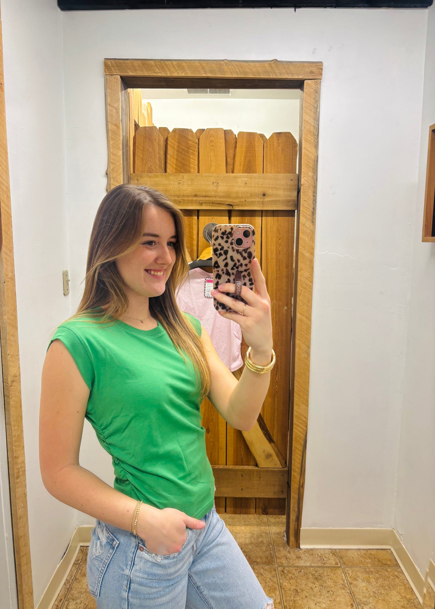 LUCY TOP - GREEN