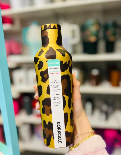 CANTEEN DIS-LUXE LEOPARD : 16OZ