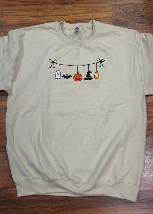 HALLOWEEN SWEATSHIRT-TAN