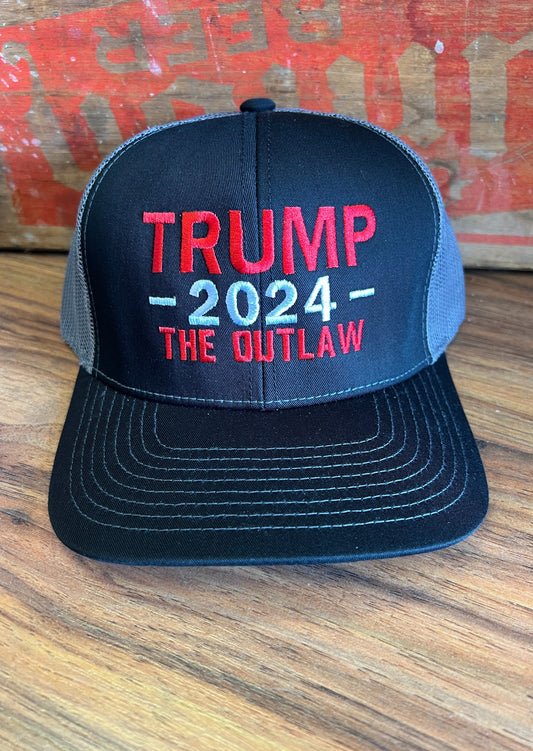 TRUMP OUTLAW HAT - BLK/CHAR