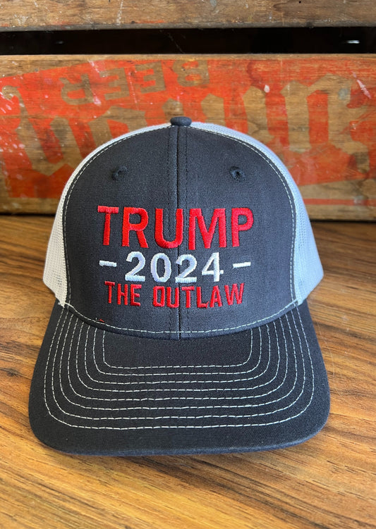 TRUMP OUTLAW HAT - NVY/WHT