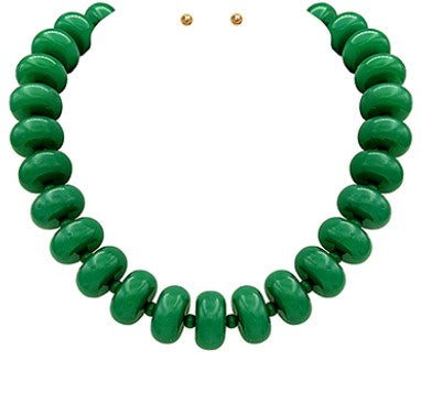 RONDELLE BEAD NECKLACE