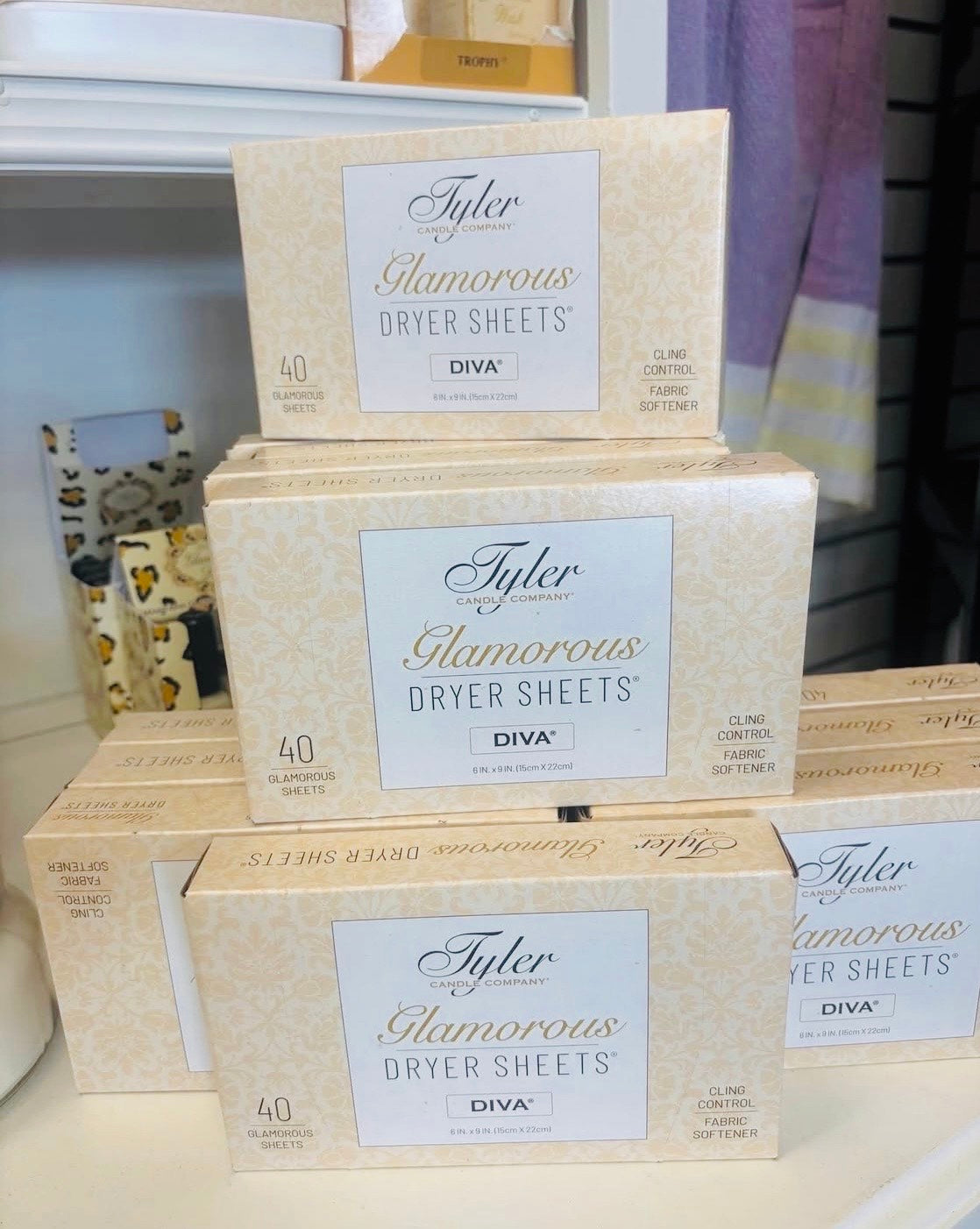 GLAMOROUS DRYER SHEETS