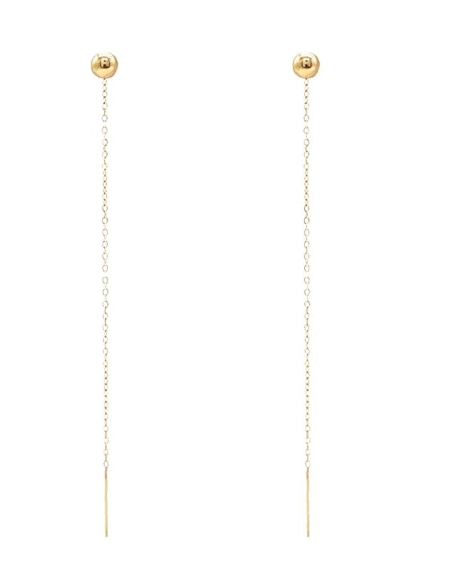 CCB BALL & CHAIN EARRINGS