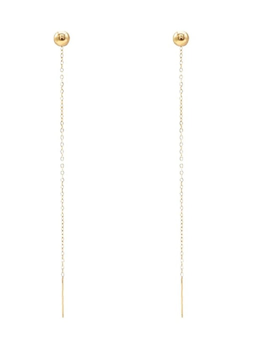 CCB BALL & CHAIN EARRINGS