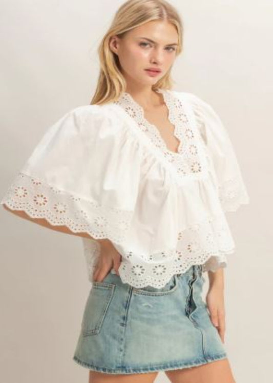 POSIE TOP - WHITE