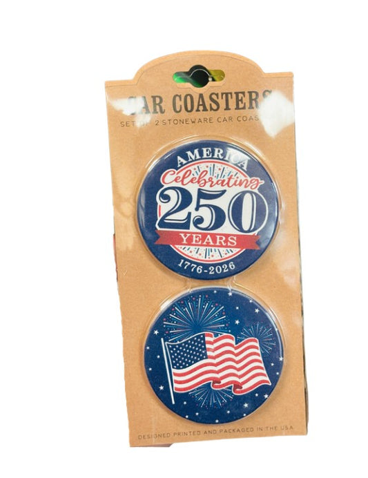 CAR COASTERS - 250 YEARS
