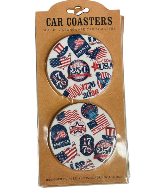 CAR COASTERS - USA