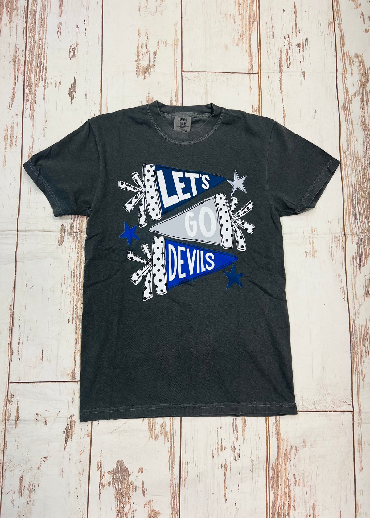 Megaphone Trio Blue Devils Tee