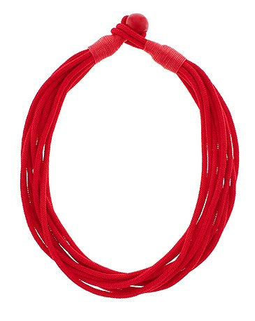RED ROPE NECKLACE