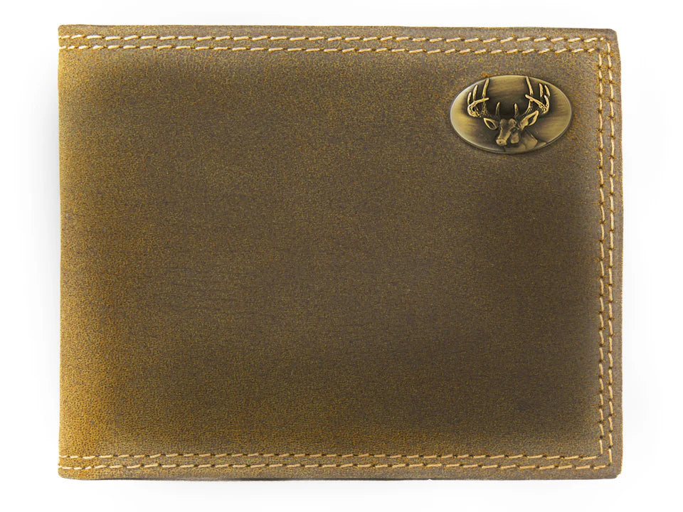 CRAZY HORSE PASSCASE WALLET- BUCK