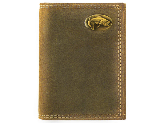 VINTAGE TAN TRIFOLD-BASS